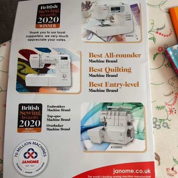 U.K.'s Premiere 2020 Sewing Magazine "Sew" Award Winning NWT - Picture 2 of 12